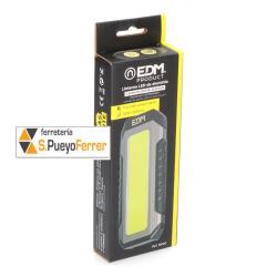 LINTERNA LED ALUM RECARGABLE 10W 1000LUMENS