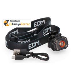 MINI LINTERNA CABEZA LED 400LUMEN RECARGABLE