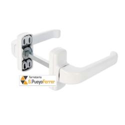 MANILLA PUERTA EPSILON ALUMINIO LACADO BLANCO JGO 2