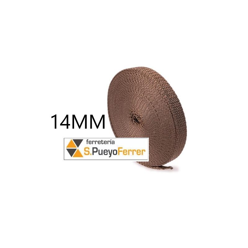 CINTA PERSIANA 14MM 6MT MARRON