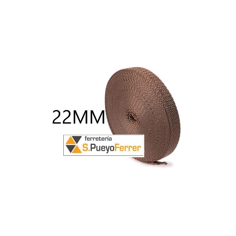 CINTA PERSIANA 22MM 6MT MARRON