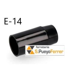 PORTALAMPARAS BK REFORZADO E-14 NEGRO
