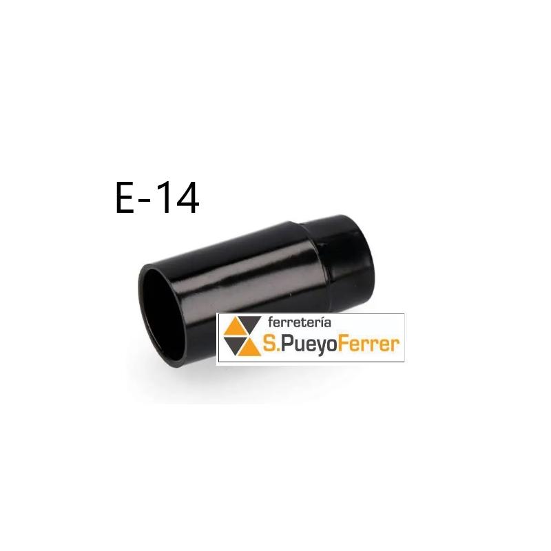 PORTALAMPARAS BK REFORZADO E-14 NEGRO
