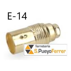 PORTALAMPARAS LTDO E-14 HIERRO