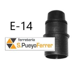 PORTALAMPARAS E-14 SEMIROSCADO