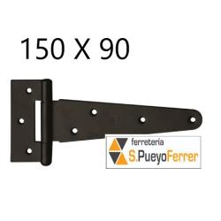 BISAGRA 550 150 X 90 NEGRO EPOXI