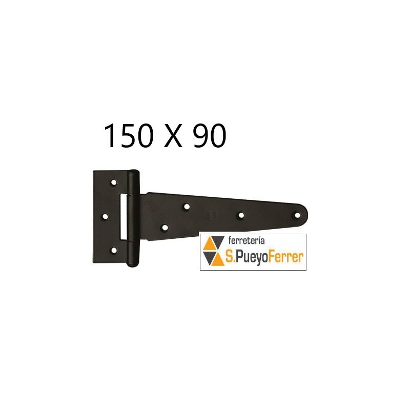 BISAGRA 550 150 X 90 NEGRO EPOXI