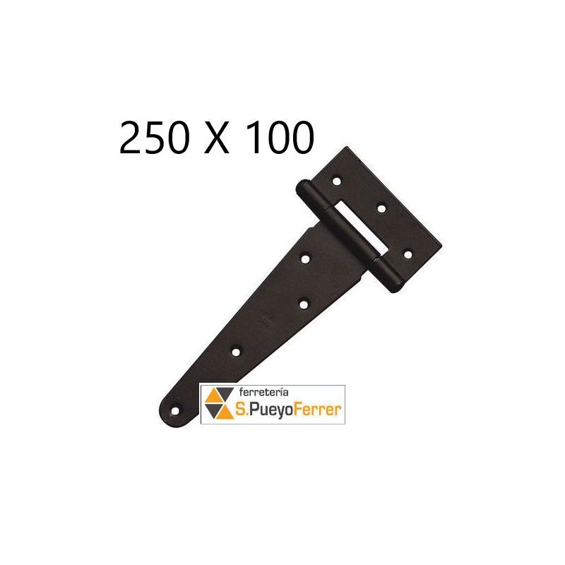 BISAGRA 550 250 X 100 NEGRO EPOXI