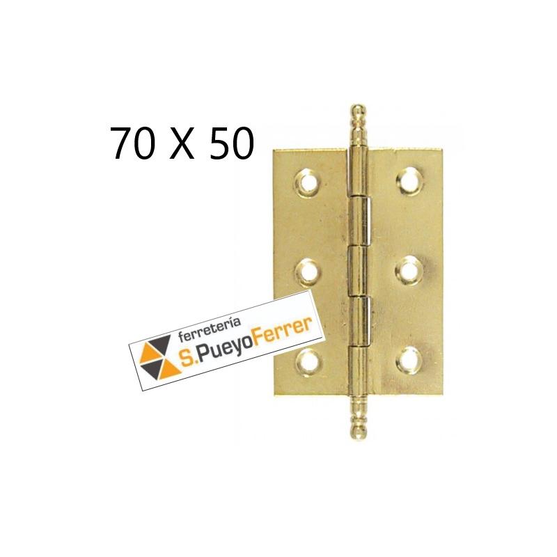 BISAGRA 1003 70X50 LATON DISPLAY 2PZ