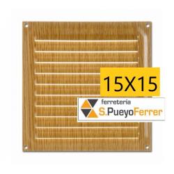 REJILLA S/B 0,8 C/MOSQ IMIT HAYA 15X15