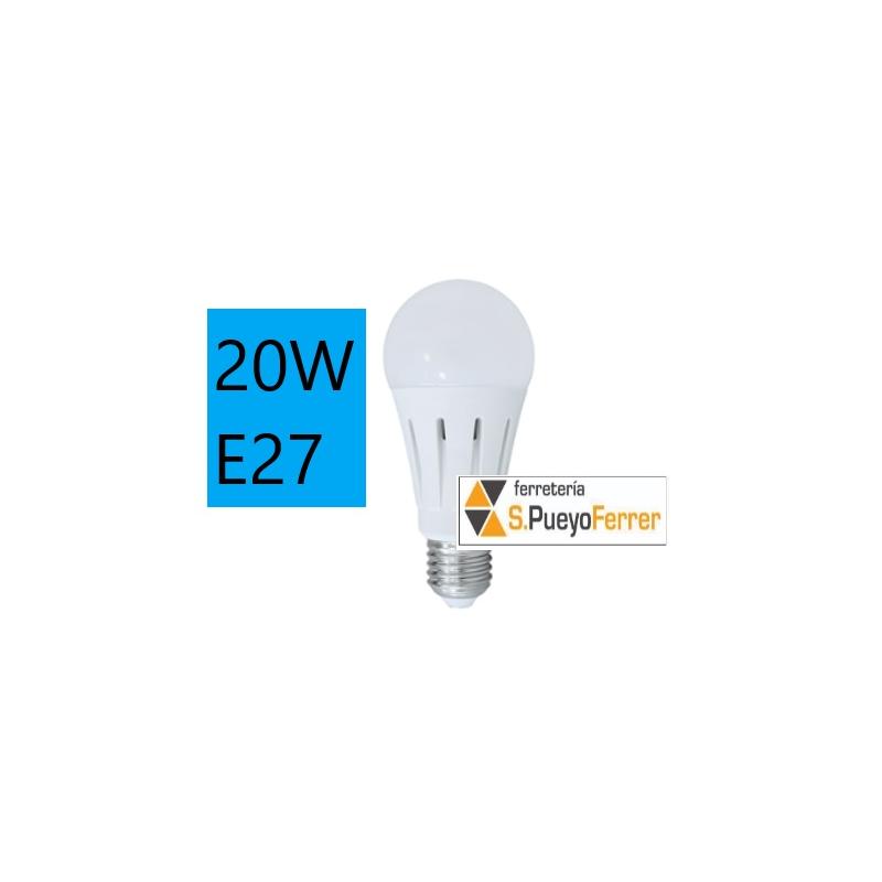 BOMBILLA LED 20W E27 FRIA 6000K