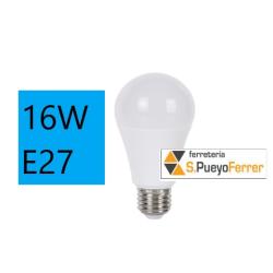 BOMBILLA LED STANDAR 16W E27 FRIA 6400K
