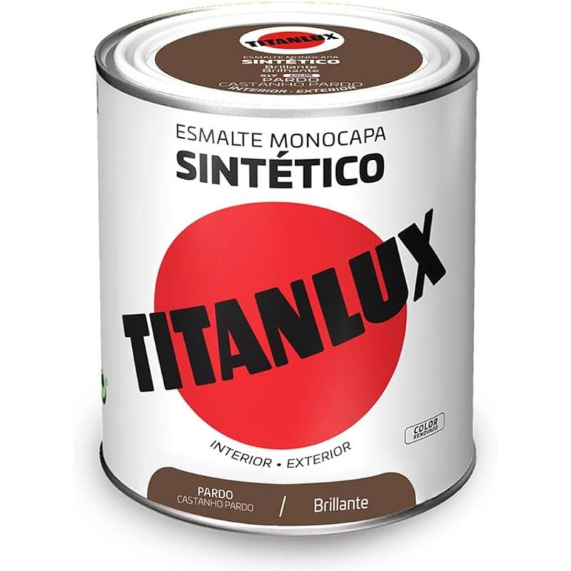 ESMALTE BRILLANTE PARDO 4L
