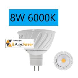 BOMBILLA LED DICR MR16 8W 6000K FRIA