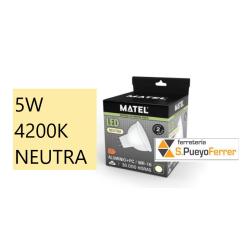 BOMBILLA LED DICR MR16 5W 12V 4000K NEUTRA