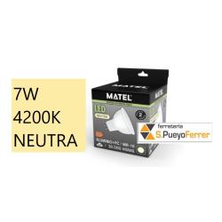 BOMBILLA LED DICR MR16 7W 120º NEUTRA