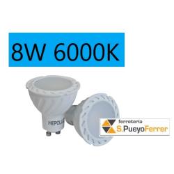 LAMP. LED 8W GU10 6000K FRIA