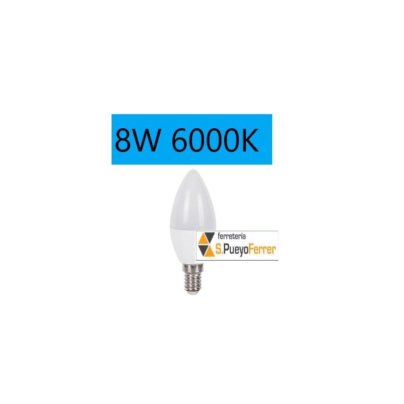 LAMP. LED 8W VELA 6000K FRIA E14