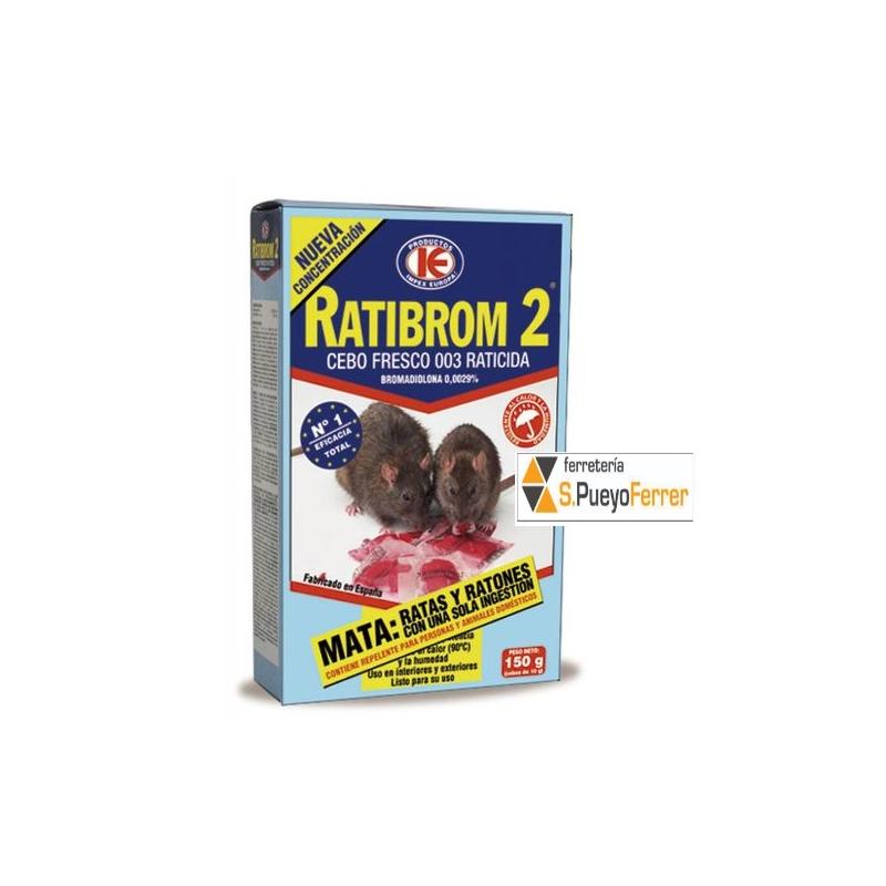 RATICIDA RATIBROM CEBO FRESCO 150 GRS RATICIDA RATIBROM CEBO FRESCO 150 GRS