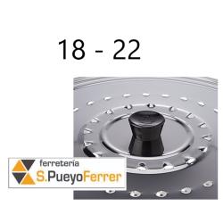 TAPA COCINA INOX ILSA 18-22 CM