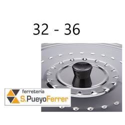 TAPA COCINA INOX 32-36 CM