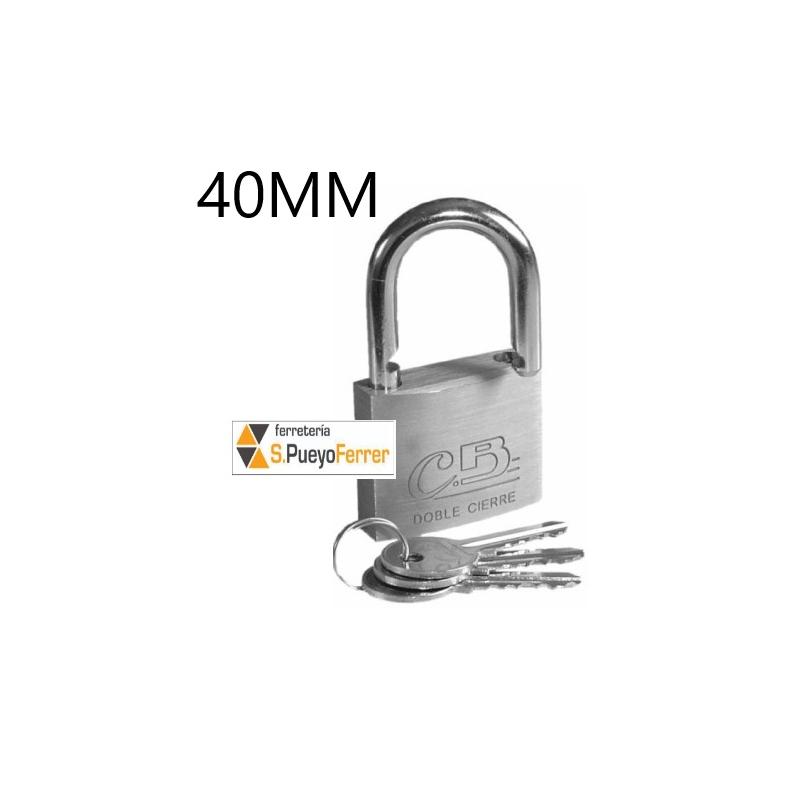 CANDADO SILVER CORTO 40MM