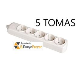 BASE 5 TOMAS SIN CABLE