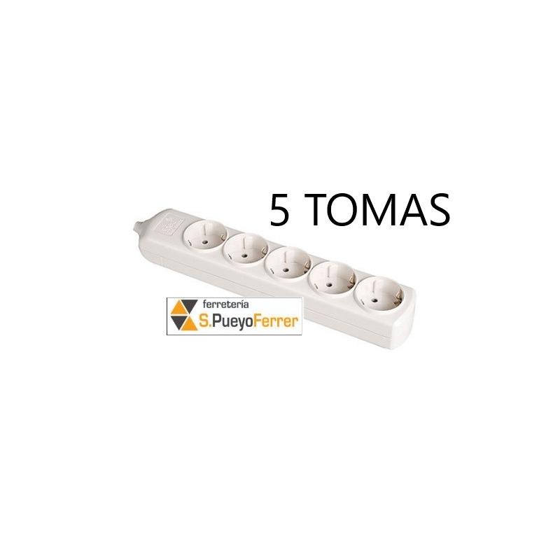 BASE 5 TOMAS SIN CABLE