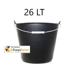 CAPAZO MEDIANO NEGRO ASA METAL 26LT