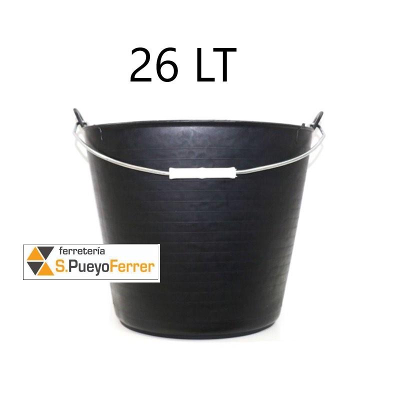 CAPAZO MEDIANO NEGRO ASA METAL 26LT