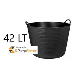 CAPAZO PLASTICO NEGRO 42 LT