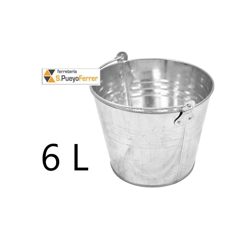 CUBO GALVANIZADO 6L