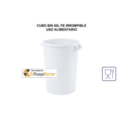 CUBO INDUSTRIAL 50L POLIETILENO IRROMPIBLE