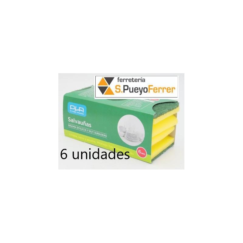 ESTROPAJO SALVAUÑAS 6 UDS