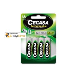 PILA CEGASA RECARGABLE HR6 AA B4