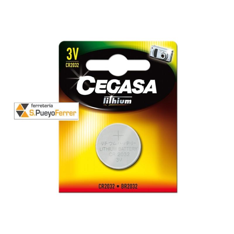 PILA CEGASA LITIO BOTON CR2032 3V PILA CEGASA LITIO BOTON CR2032 3V