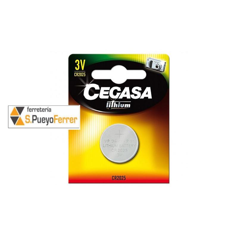 PILA CEGASA LITIO CR2025 3V BT
