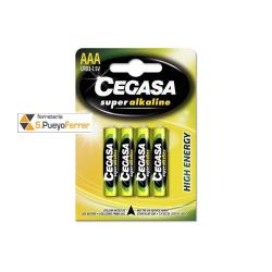 PILA CEGASA ALCALINA LR3 AAA 4UN