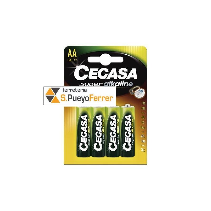 PILA CEGASA ALCALINA LR6 AA 4UN