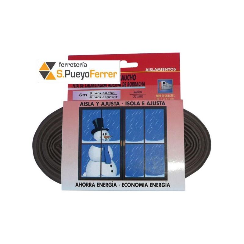 BURLETE ADHESIVO P 6 MARRON