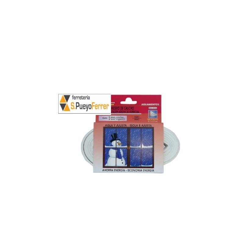BURLETE ADHESIVO K 6X9 BLANCO