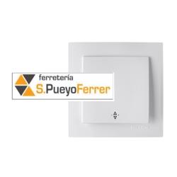 CONMUTADOR BLANCO EMPOTRAR PLANO