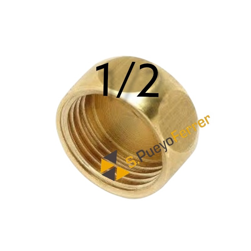TAPON HEMBRA LATON 1/2 FIG300