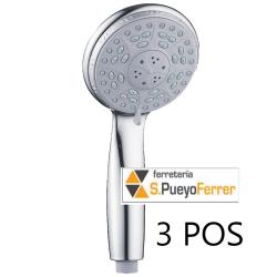 MANGO DUCHA RYDER 3 POSICIONES CROMO