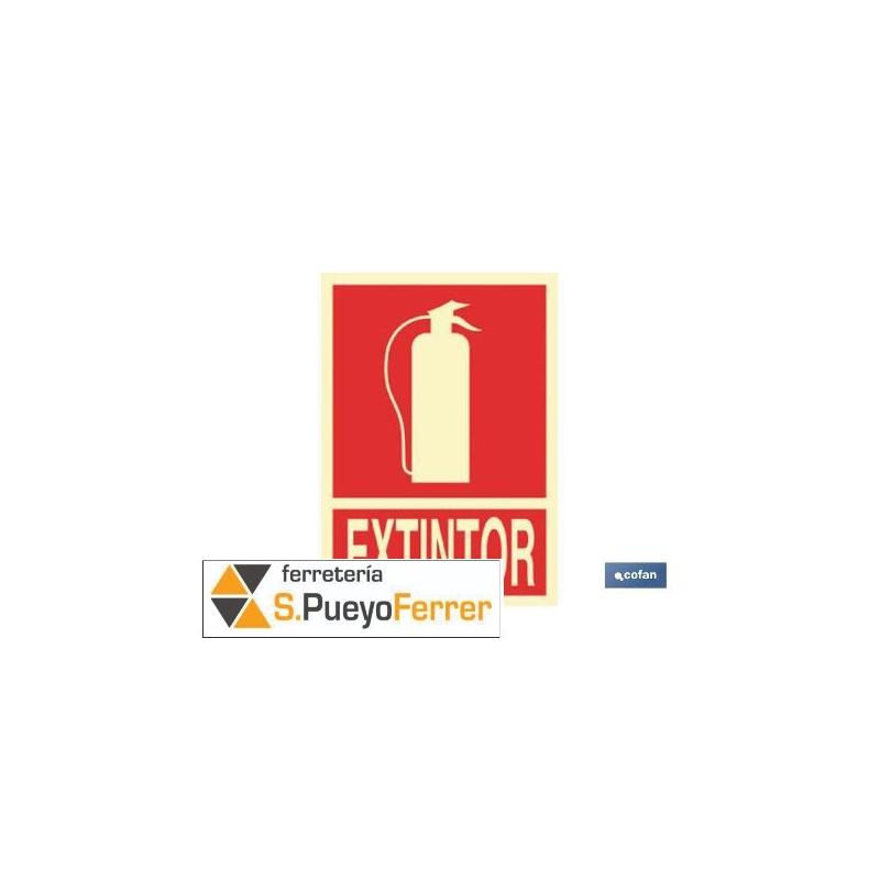 SEÑAL 700 LUMINESCENTE PQ CAST 297X210MM EXTINTOR