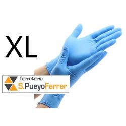 CAJA GUANTE NITRILO AZUL XL