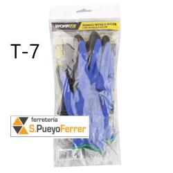 GUANTE NITRILO NYLON TALLA 7