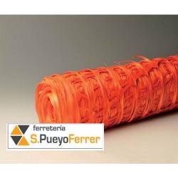 MALLA SEÑALIZACION 1X50M, NARANJA