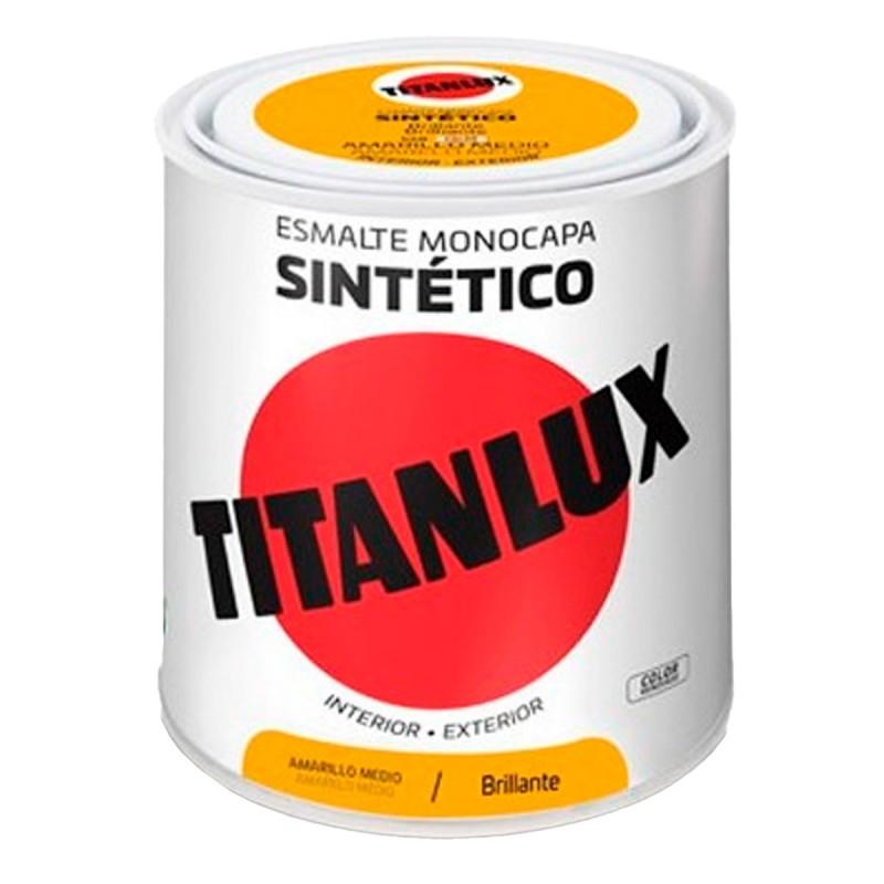 ESMALTE BRILLANTE AMARILLO MED 0,250L