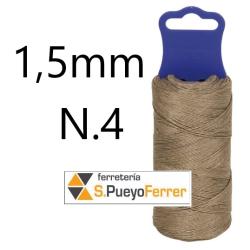 OVILLO HILO PULIDO Nº4 100GR 1,5MM